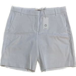 Tory Burch Sport Stretch Twill White Golf Shorts Size 6 NWT, MSRP $158.